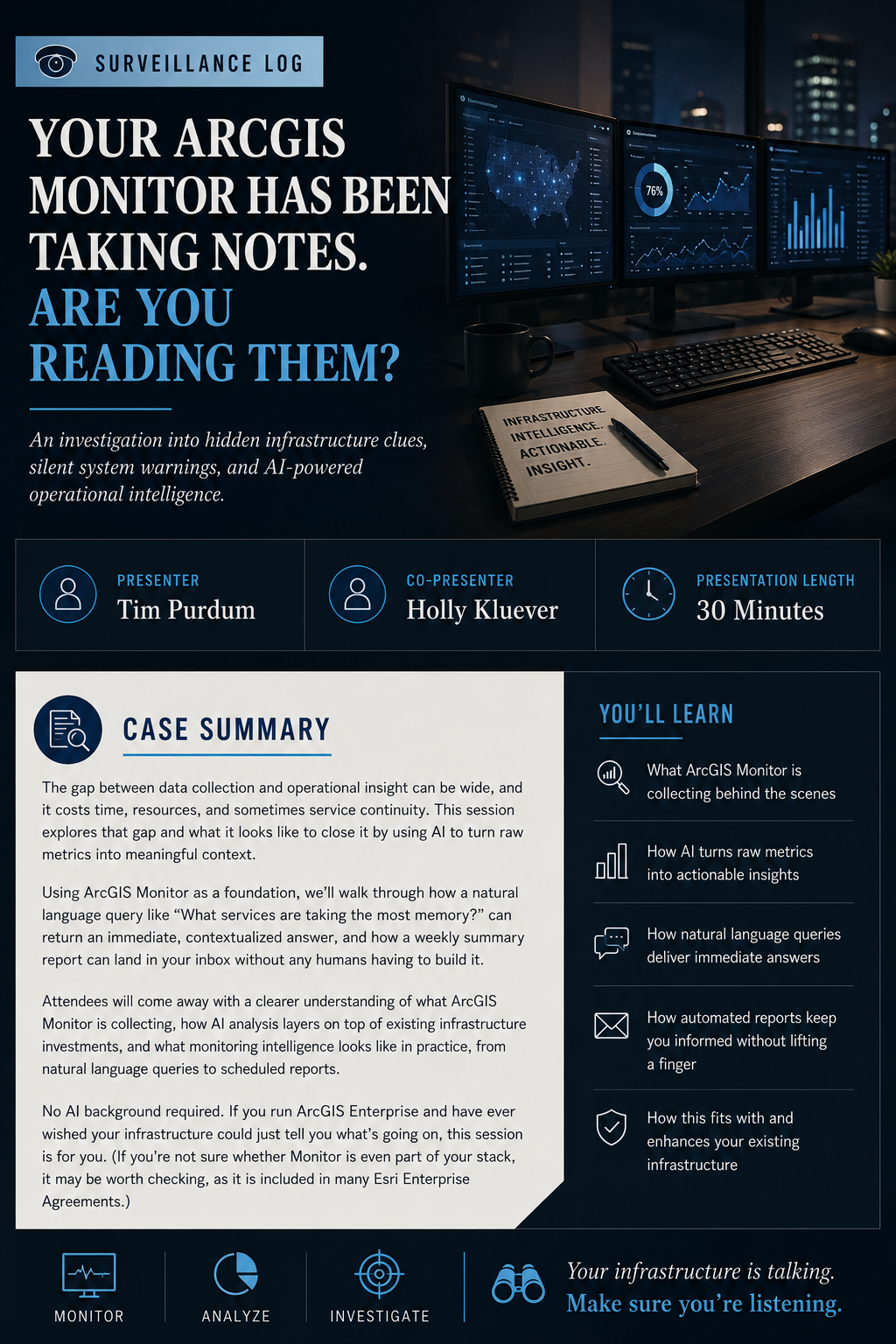 Your ArcGIS Monitor Has Been Taking Notes